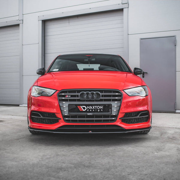 Audi - S3 / A3 S Line 8V Sedan / Cabrio (2013-2016): Maxton Front Splitter V1
