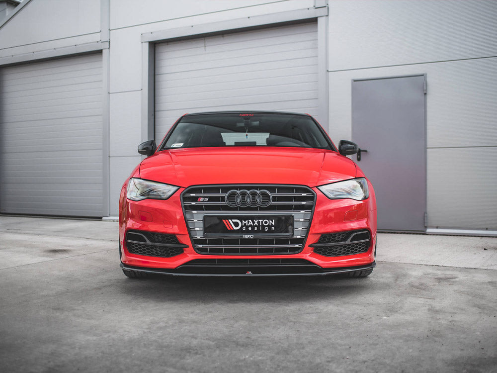 Audi - S3 / A3 S Line 8V Sedan / Cabrio (2013-2016): Maxton Front Splitter V1