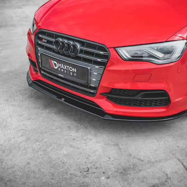 Audi - S3 / A3 S Line 8V Sedan / Cabrio (2013-2016): Maxton Front Splitter V1