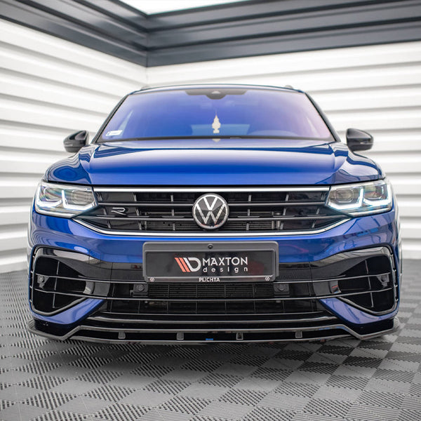 VW - Tiguan R / R Line MK2 Facelift: Maxton Front Splitter V1