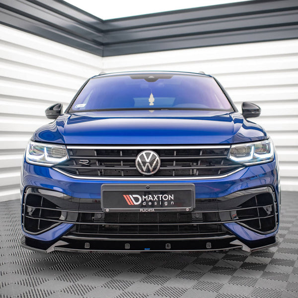VW - Tiguan R / R Line MK2 Facelift (2020-): Maxton Front Splitter V2
