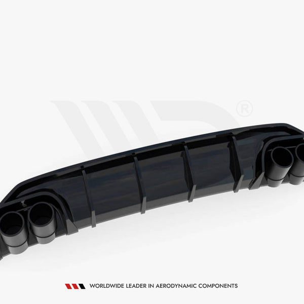 Audi - A3 S Line Sportback 8Y: Maxton Rear Diffuser + Exhaust Ends Imitation