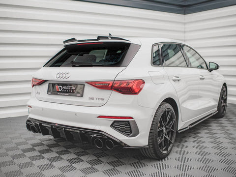 Audi - A3 S Line Sportback 8Y: Maxton Rear Diffuser + Exhaust Ends Imitation