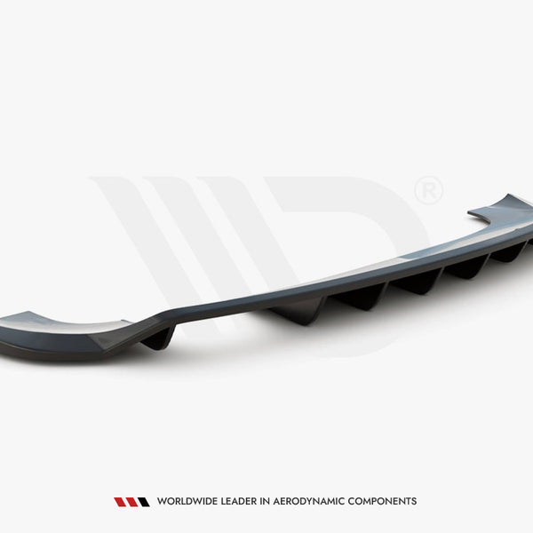 Audi - Q3 Sport 8U Facelift: Maxton Central Rear Splitter (Vertical Bars)