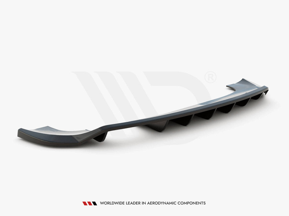 Audi - Q3 Sport 8U Facelift: Maxton Central Rear Splitter (Vertical Bars)