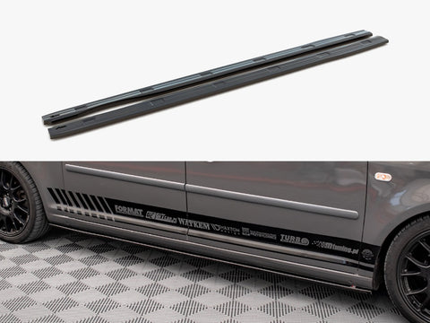 VW - Caddy Long MK3 Facelift (2010-2015): Maxton Side Skirts