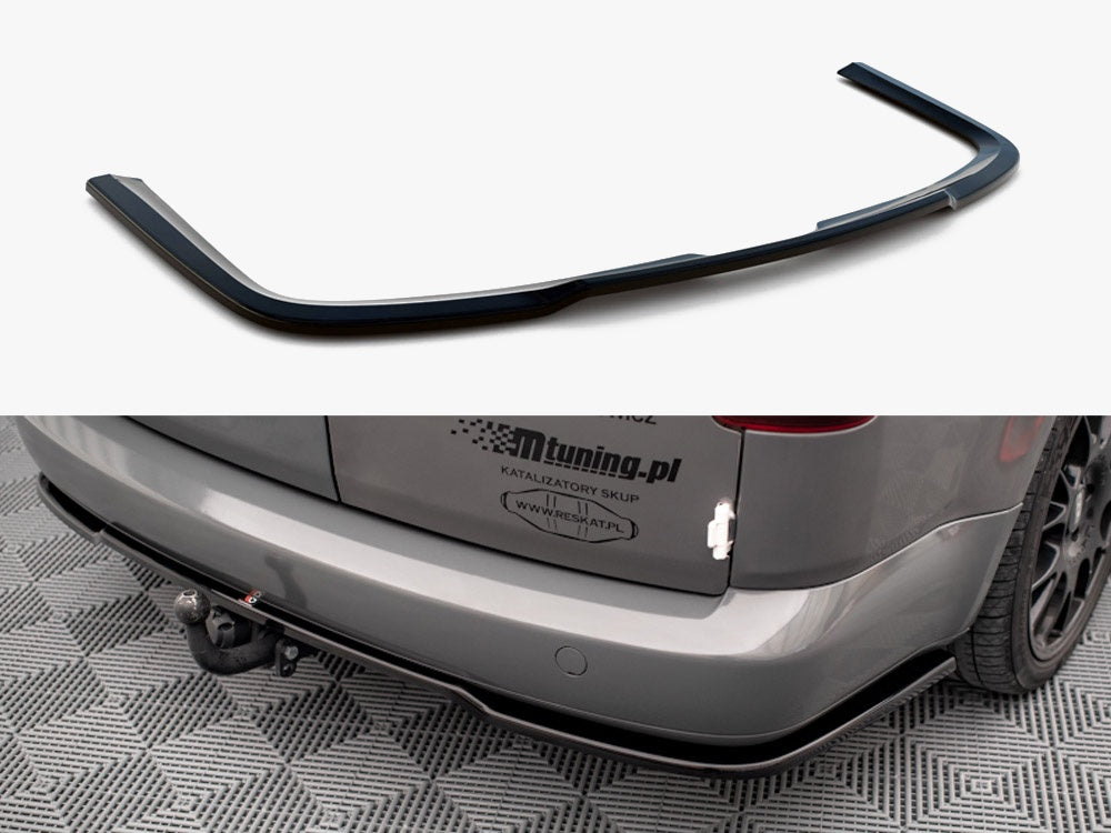VW - Caddy Long MK3 Facelift: Maxton Central Rear Splitter