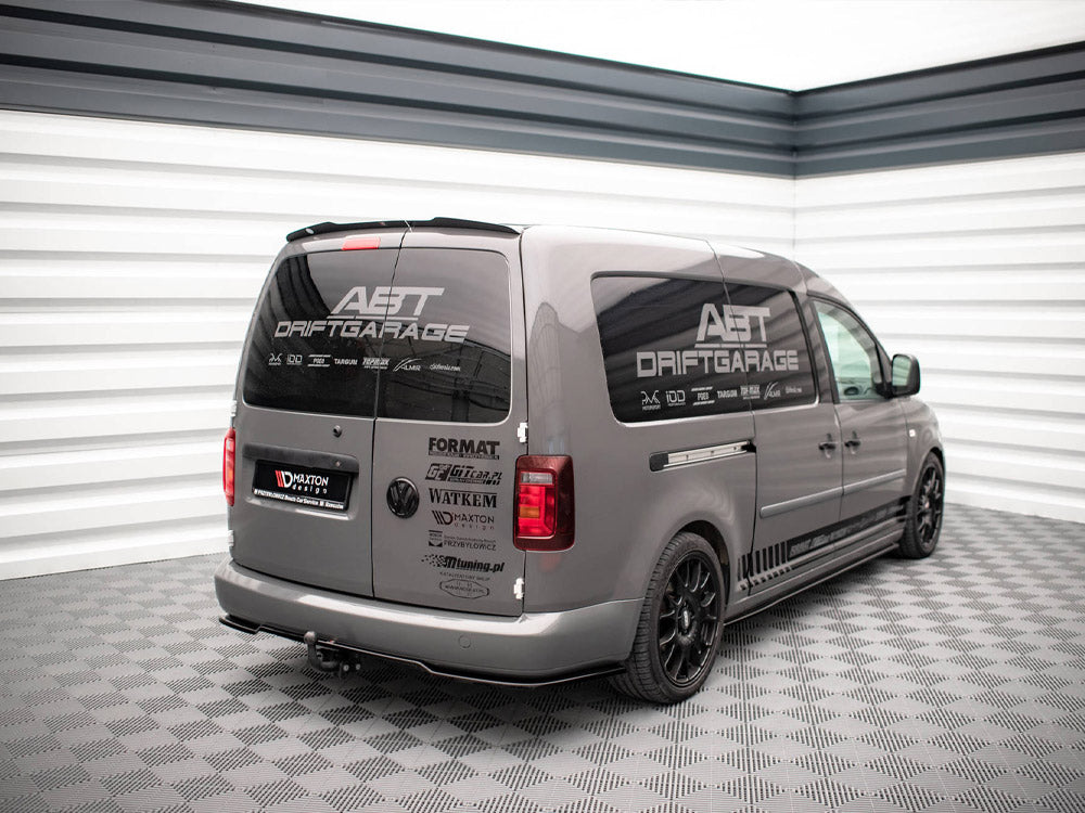 VW - Caddy Long MK3 Facelift: Maxton Central Rear Splitter