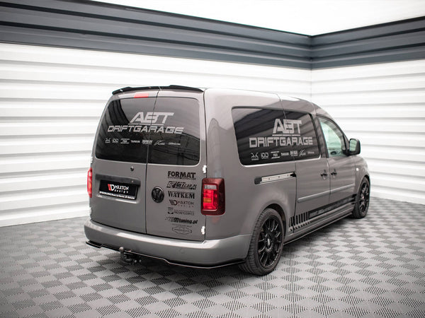 VW - Caddy Long MK3 Facelift: Maxton Central Rear Splitter