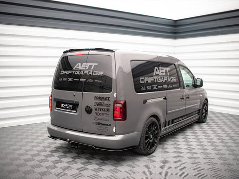 VW - Caddy Long MK3 Facelift: Maxton Central Rear Splitter