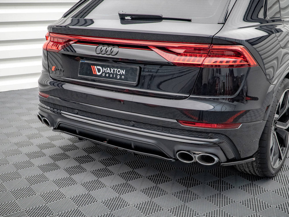 Audi - SQ8 MK1: Maxton Central Rear Splitter (Vertical Bars) V1