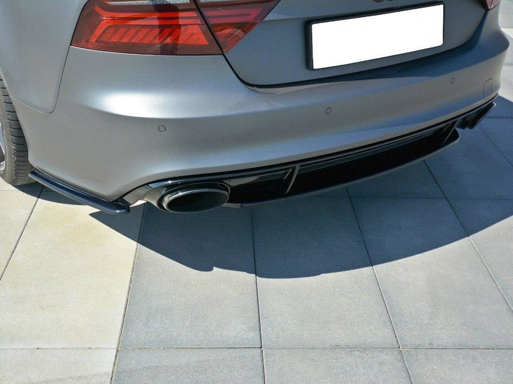 Audi - RS7 C7: Maxton Rear Side Splitters V1