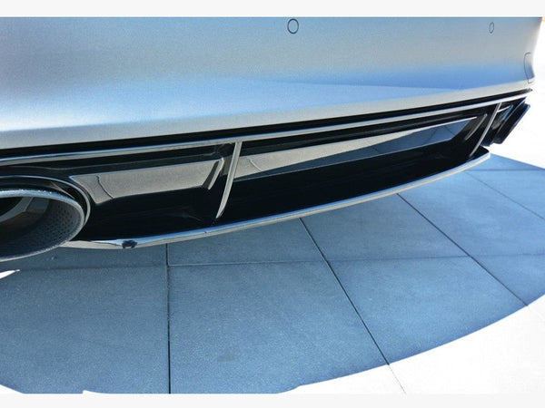 Audi - RS7 C7: Maxton Central Rear Splitter