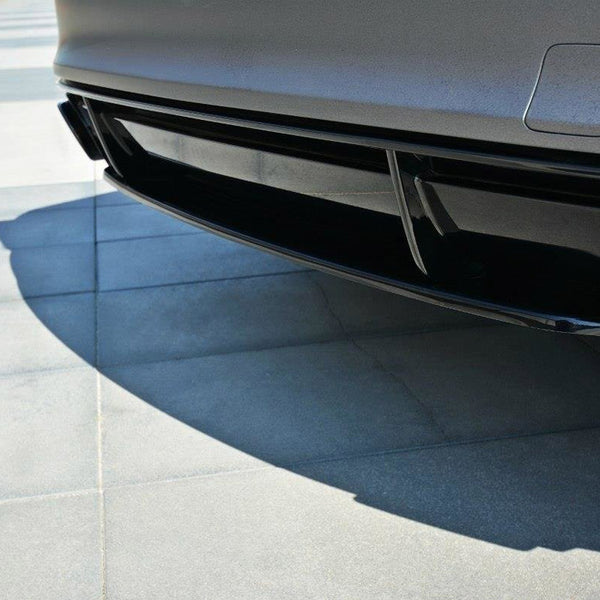 Audi - RS7 C7: Maxton Central Rear Splitter