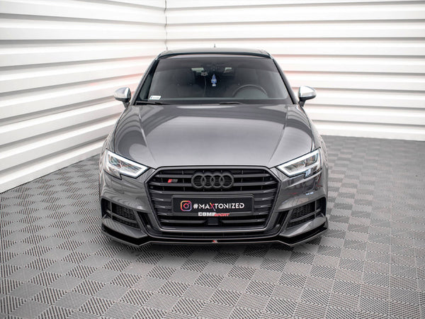 Audi - S3 / A3 S Line Sportback 8V Facelift: Maxton Front Splitter V2