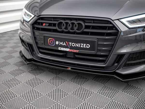 Audi - S3 / A3 S Line Sportback 8V Facelift: Maxton Front Splitter V2