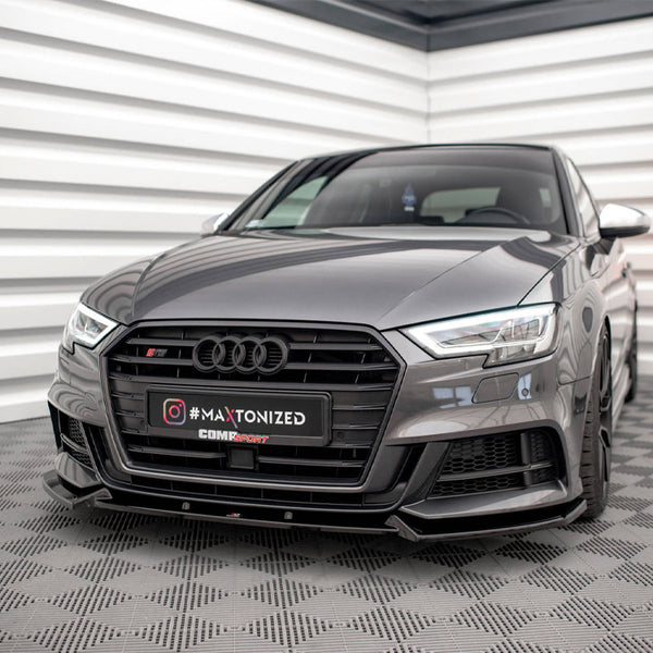 Audi - S3 / A3 S Line Sportback 8V Facelift: Maxton Front Splitter V1