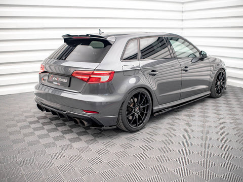 Audi - S3 Sportback 8V Facelift: Maxton Rear Side Splitters V1