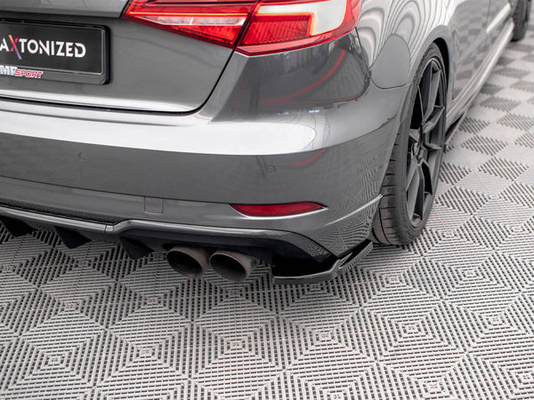 Audi - S3 Sportback 8V Facelift: Maxton Rear Side Splitters V1