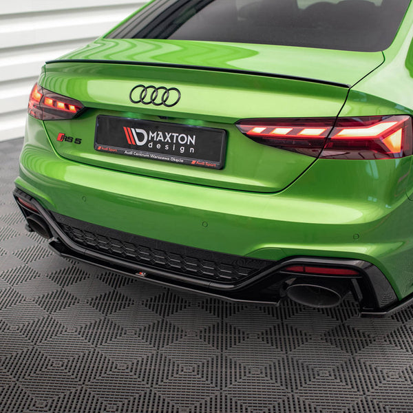 Audi - RS5 F5 Facelift: Maxton Central Rear Splitter