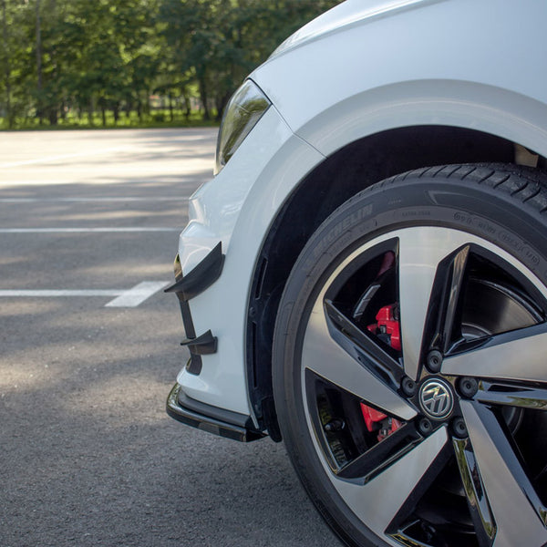 VW - Polo GTI MK6: Maxton Front Bumper Wings (Canards)