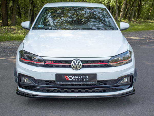 VW - Polo GTI / R Line MK6: Maxton Front Splitter V2