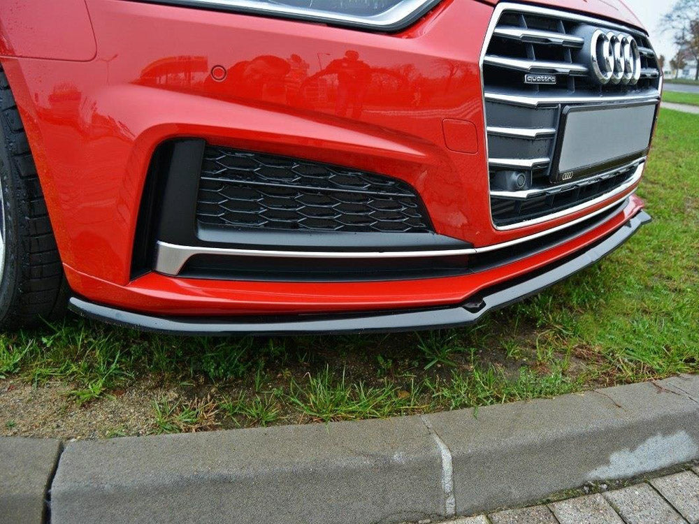 Audi - S5 / A5 S Line F5 Coupe / Sportback (2016-): Maxton Front Splitter V2