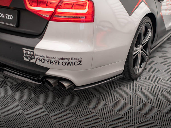 Audi - S8 D4: Maxton Rear Side Splitters
