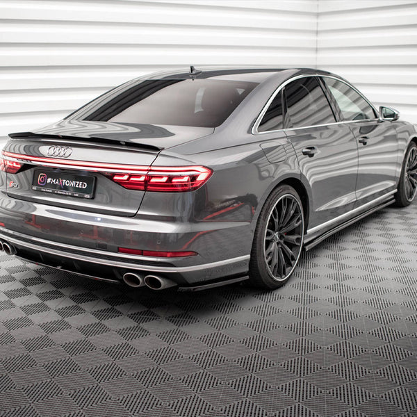 Audi - S8 D5: Maxton Rear Side Splitters V1