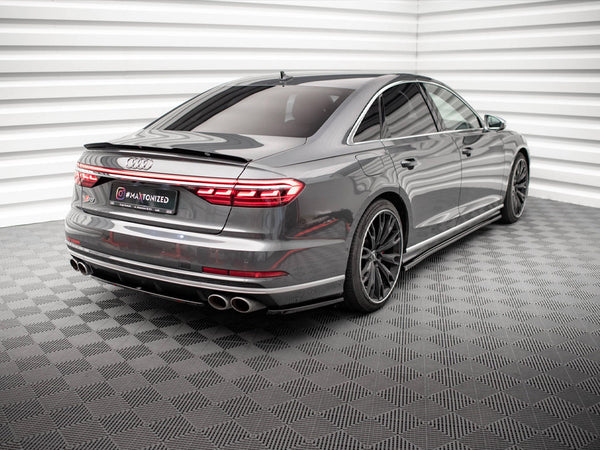 Audi - S8 D5: Maxton Rear Side Splitters V1