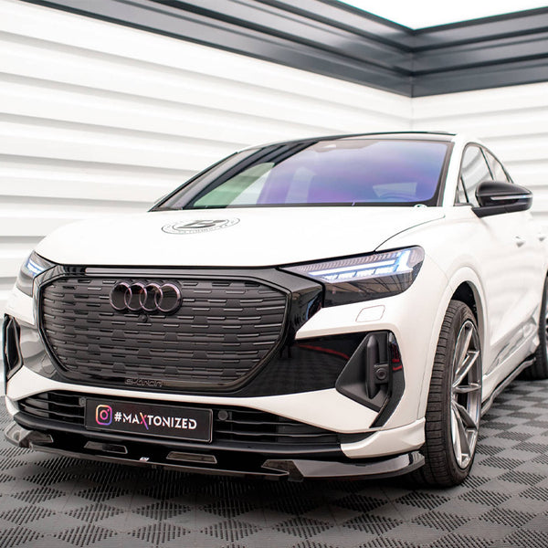 Audi - Q4 e-Tron Sportback MK1: Maxton Front Splitter V1