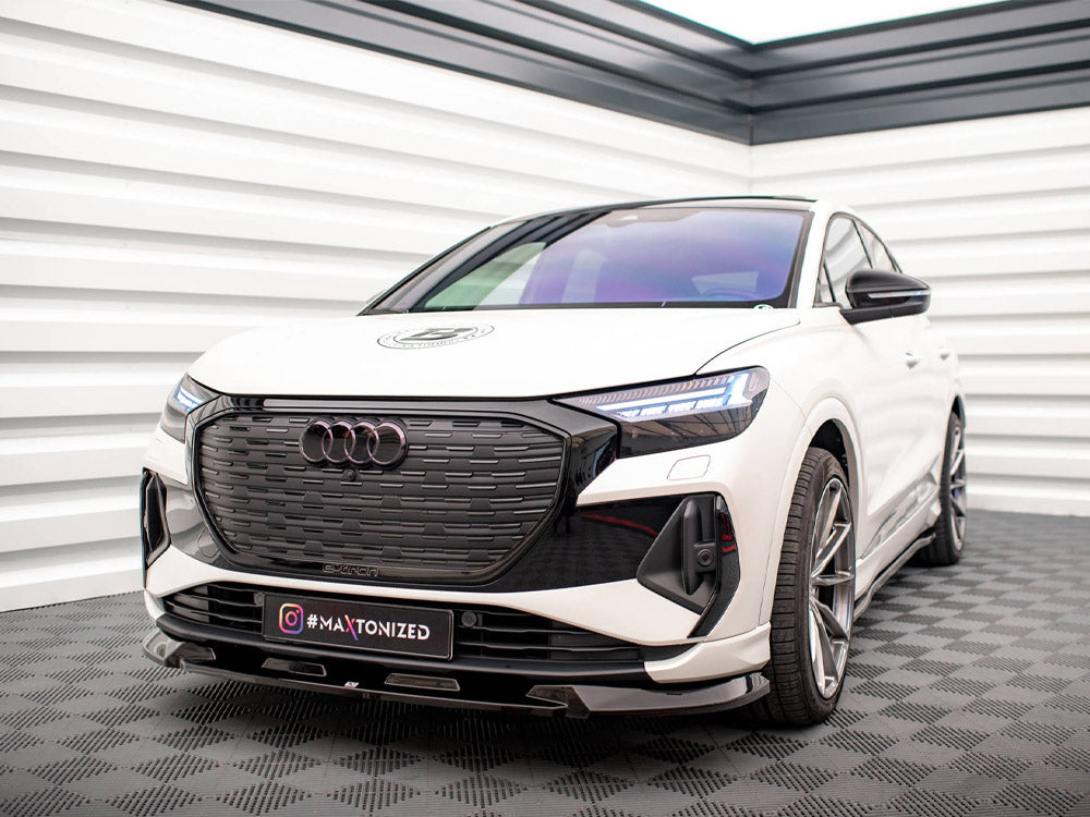 Audi - Q4 e-Tron Sportback MK1: Maxton Front Splitter V1