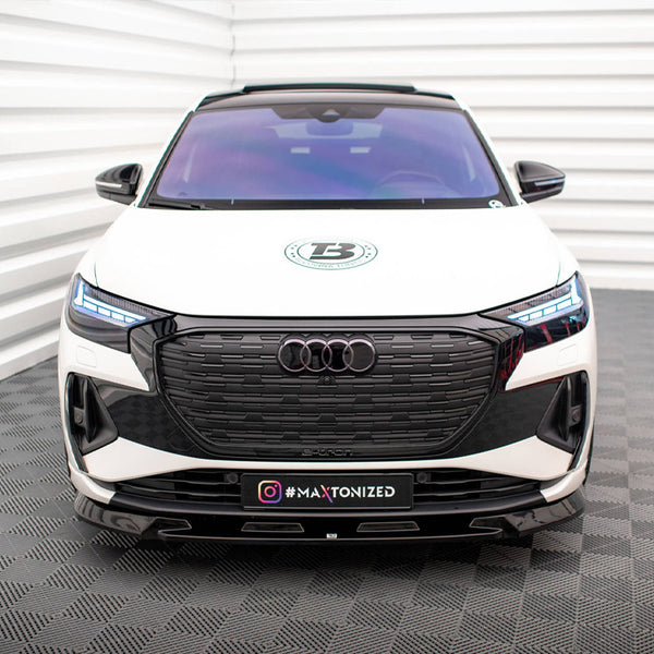 Audi - Q4 e-Tron Sportback MK1: Maxton Front Splitter V1