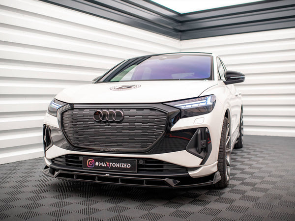 Audi - Q4 e-Tron Sportback MK1: Maxton Front Splitter V2