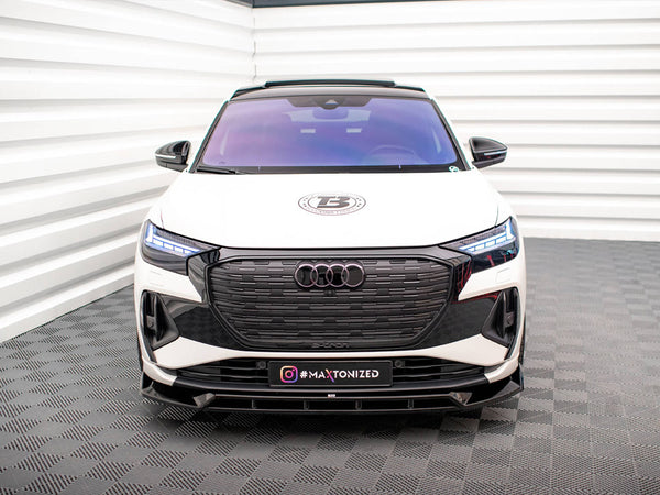 Audi - Q4 e-Tron Sportback MK1: Maxton Front Splitter V2
