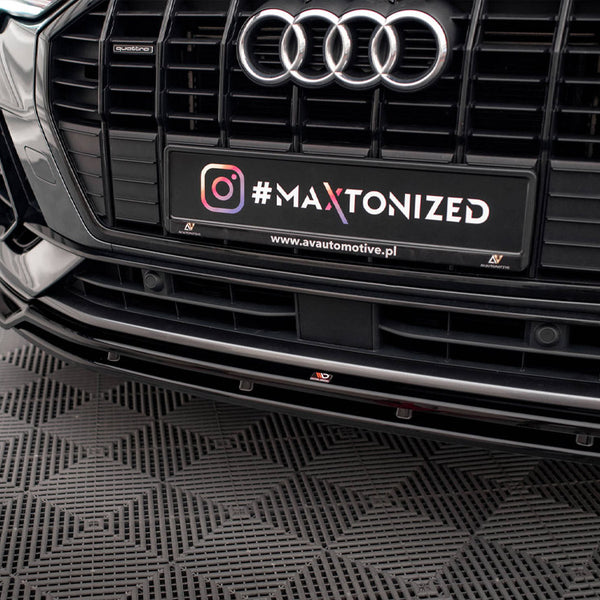 Audi - Q3 Sportback / SUV S Line F3: Maxton Front Splitter V4