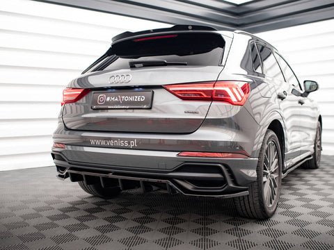 Audi - Q3 S Line SUV F3: Maxton Rear Splitter (Vertical Bars)