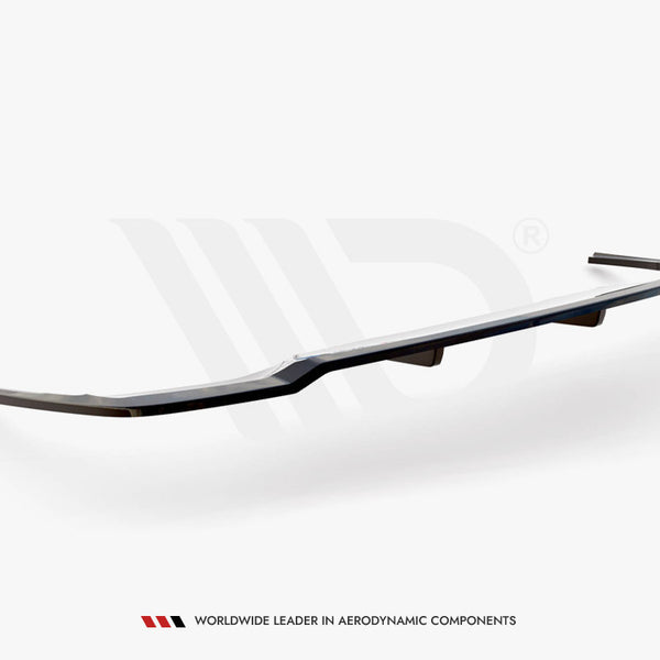 Audi - A4 S Line B9 Facelift: Maxton Central Rear Splitter (Vertical Bars)