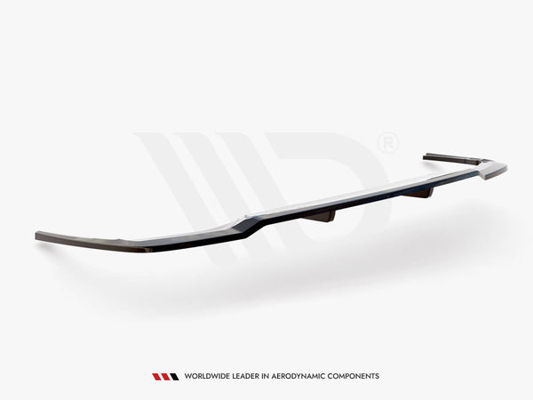 Audi - A4 S Line B9 Facelift: Maxton Central Rear Splitter (Vertical Bars)