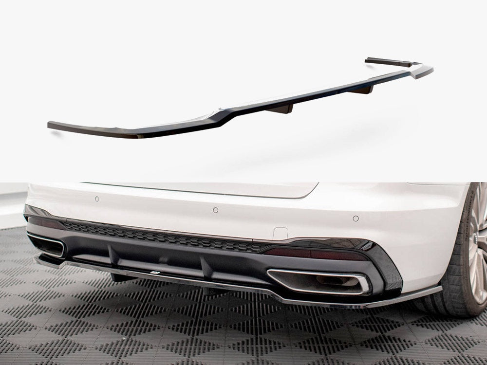 Audi - A4 S Line B9 Facelift: Maxton Central Rear Splitter (Vertical Bars)