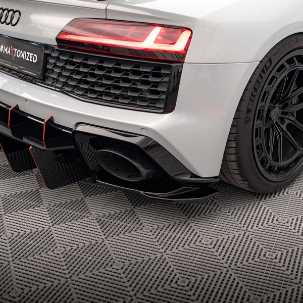 Audi - R8 MK2 Facelift: Maxton Rear Side Splitters