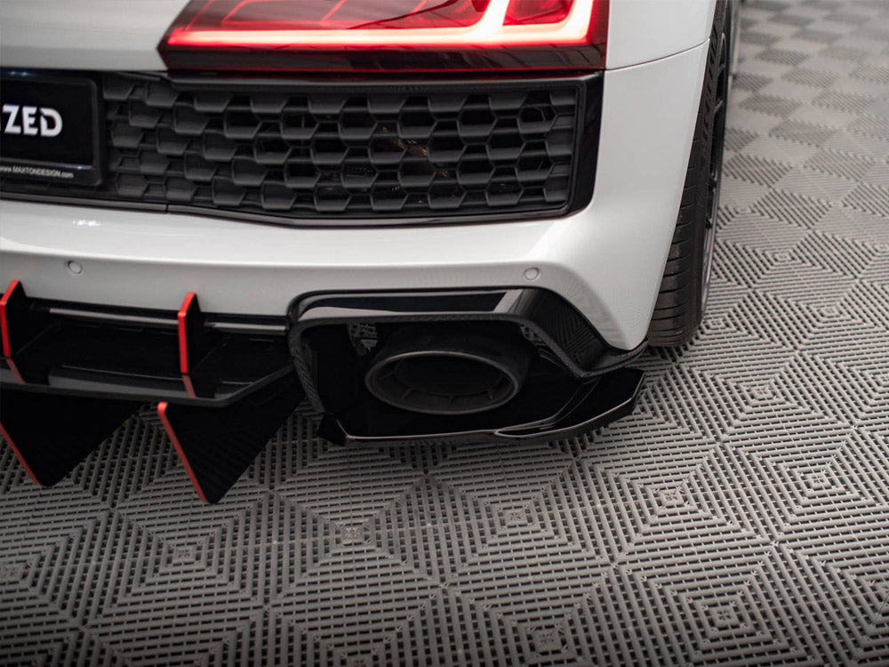 Audi - R8 MK2 Facelift: Maxton Rear Side Splitters