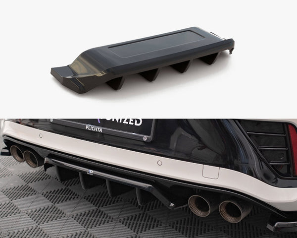 VW - T-Roc R / R Line MK1 Facelift: Maxton Rear Splitter (Vertical Bars)