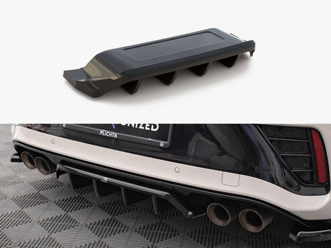 VW - T-Roc R / R Line MK1 Facelift: Maxton Rear Splitter (Vertical Bars)