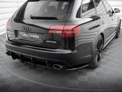 Audi - RS6 Avant C6: Maxton Rear Side Splitters