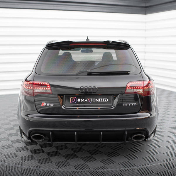 Audi - RS6 Avant C6: Maxton Rear Side Splitters