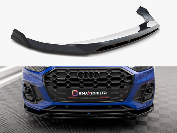 Audi - SQ5 / Q5 S Line SUV / Sportback MK2 Facelift: Maxton Front Splitter V1