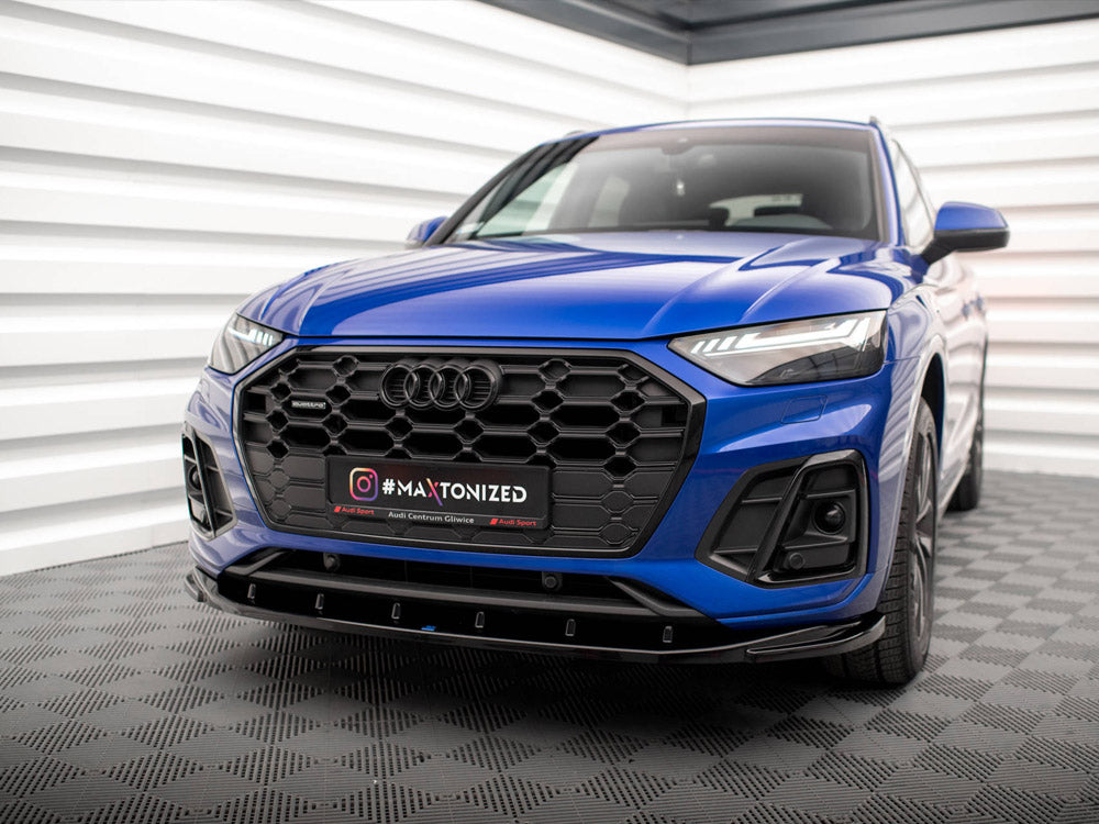 Audi - SQ5 / Q5 S Line SUV / Sportback MK2 Facelift: Maxton Front Splitter V2