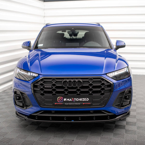 Audi - SQ5 / Q5 S Line SUV / Sportback MK2 Facelift: Maxton Front Splitter V2