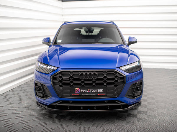 Audi - SQ5 / Q5 S Line SUV / Sportback MK2 Facelift: Maxton Front Splitter V2